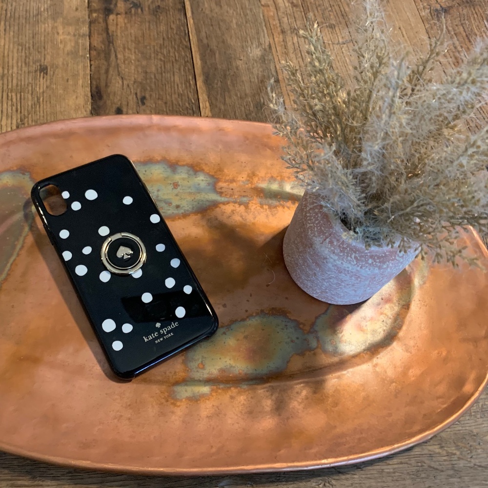 KATE SPADE POLKA DOT RESIN XS MAX CELLPHONE CASE WITH RING STAND